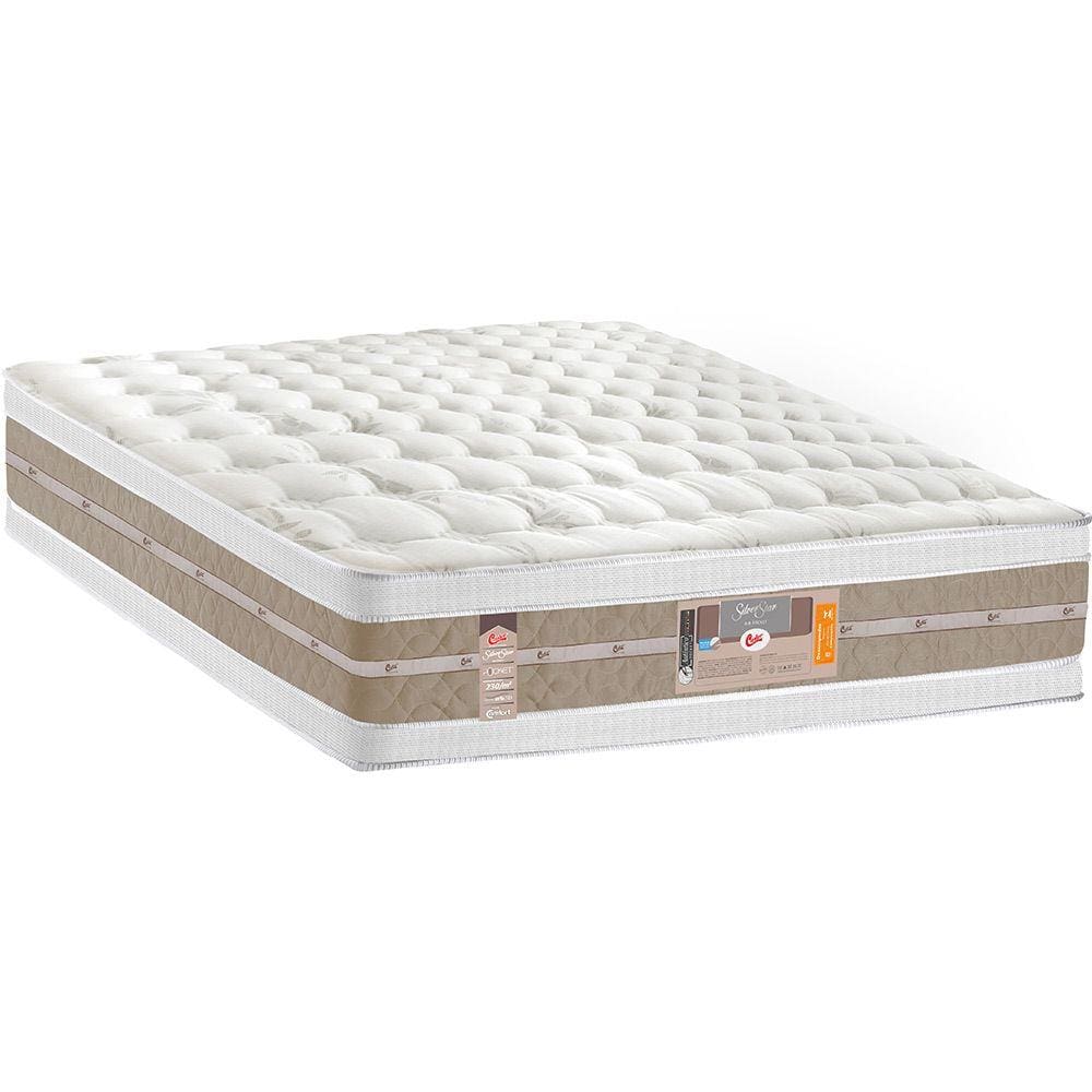 Colchão Castor Silver Star Air Pocket Double Face Casal 138x188x34