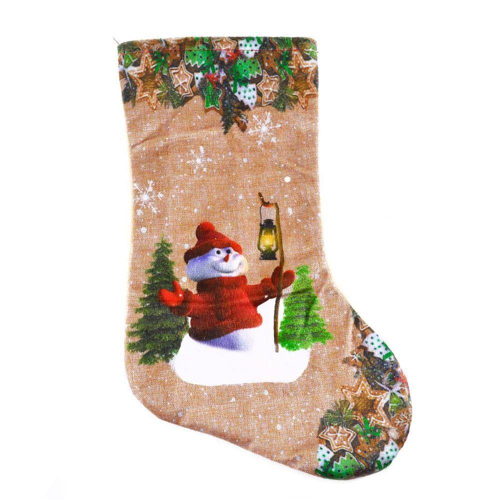 Enfeite Natalino Bota De Pelucia Decor - Estampas Sortidas