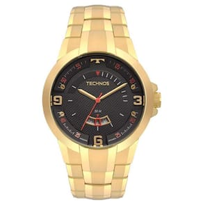 Relógio Technos Masculino 2117LBE/4P Aço Dourado