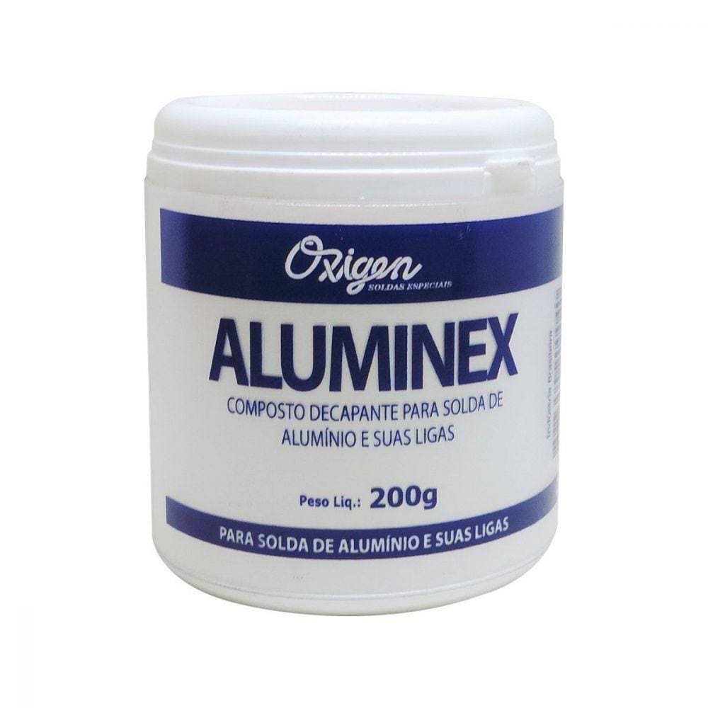 Fluxo Para Solda De Alumínio Aluminex 200g Oxigen