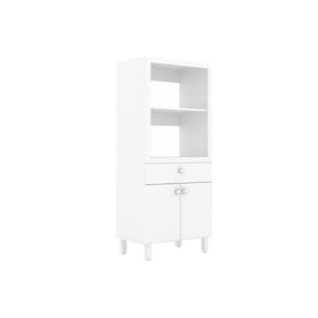 Paneleiro Tecno Mobili BL-3305 p/Microondas Branco