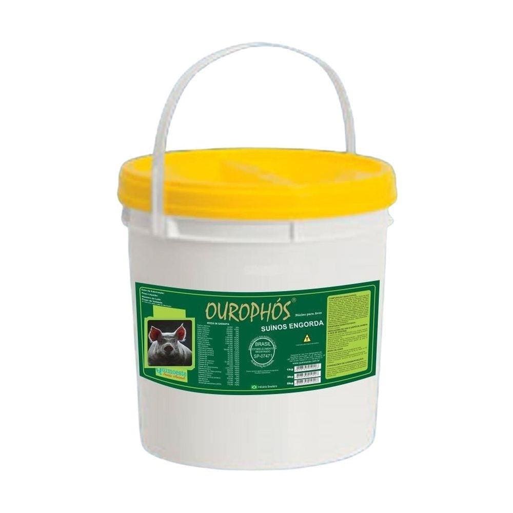 Ourophós Suínos Engorda, Núcleo Para Ração Com Aditivo 5 Kg
