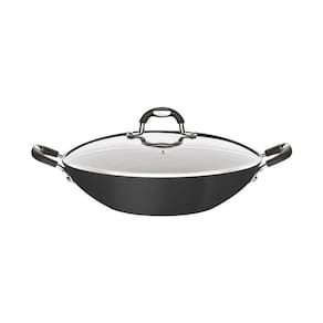 Wok Tramontina Mônaco Induction Alumínio Antiaderente Starflon Preto 32 cm 4,5 L Tramontina