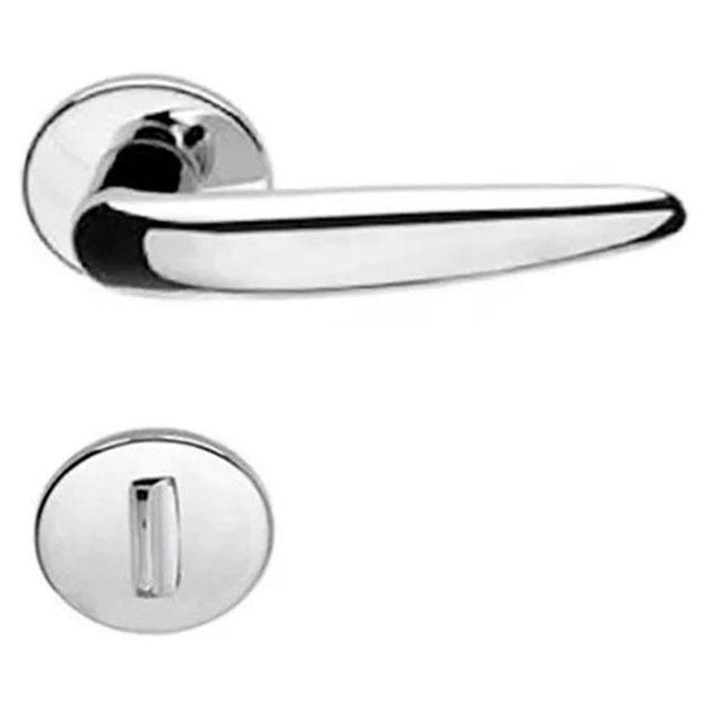 Fechadura Vert2 55Mm 1952  Banheiro Zamak Cromada Imab