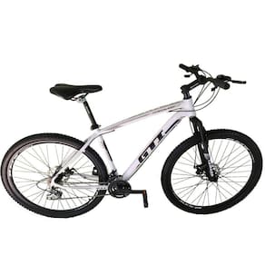 Bicicleta Aro 29 Gti Roma 21v Freio A Disco BrancoTam. 17