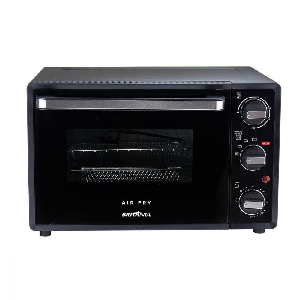 Forno Elétrico Britânia Air Fry Preto Esmaltado 25L 127V
