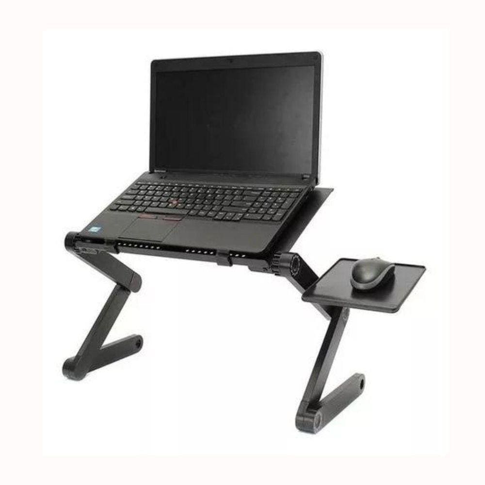 Mesa Notebook Suporte Com Cooler Mouse Pad Articulado Laptop