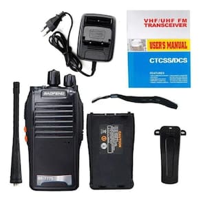 Kit 2 Radio Walk Talk Comunicador 16 Ch 12Km Baofeng 777S