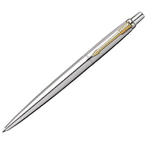 Caneta Esferográfica Parker Jotter Special Aço Com Dourado