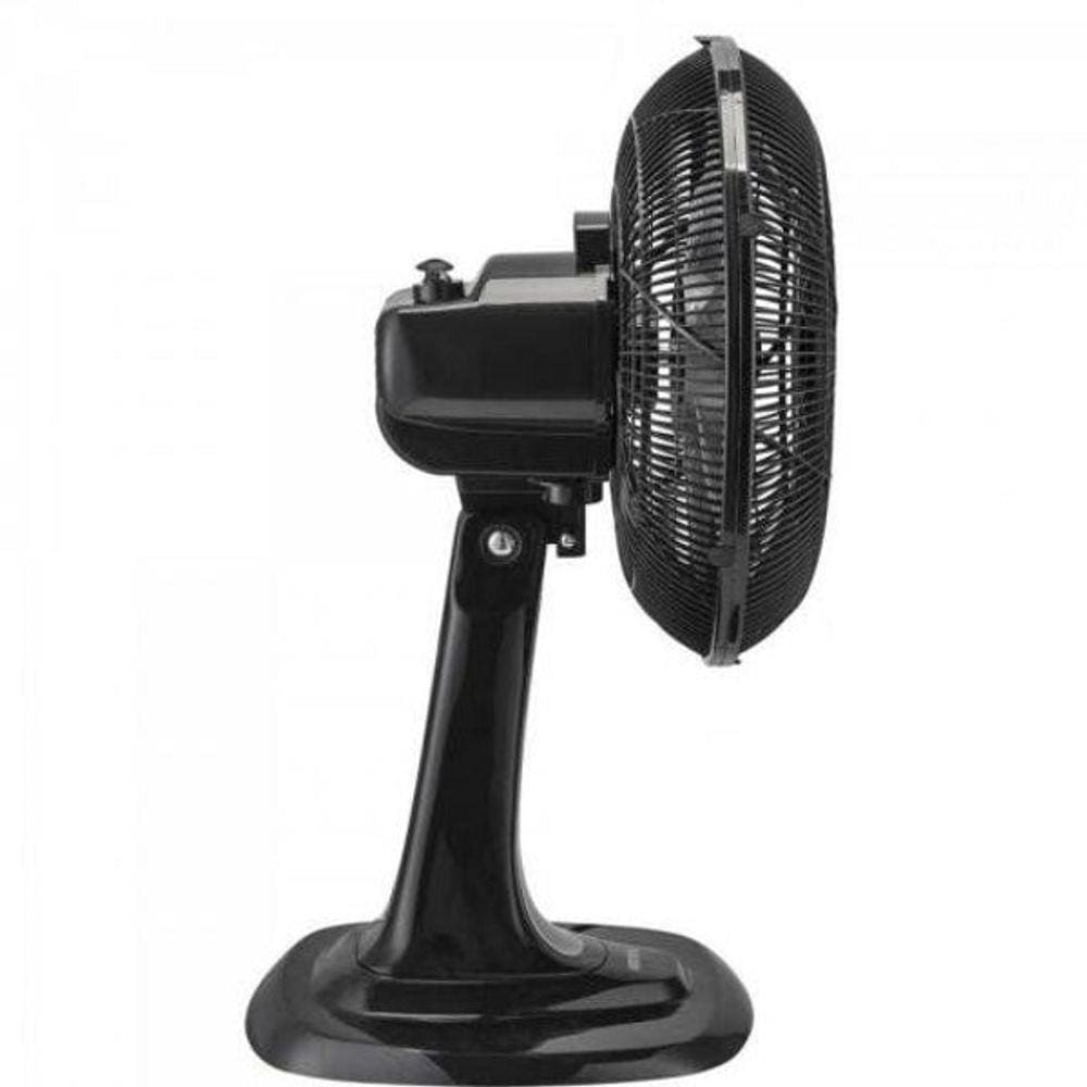 Ventilador De Mesa Oscilante 30cm Com 6 Pás Turbo Preto/ventisol