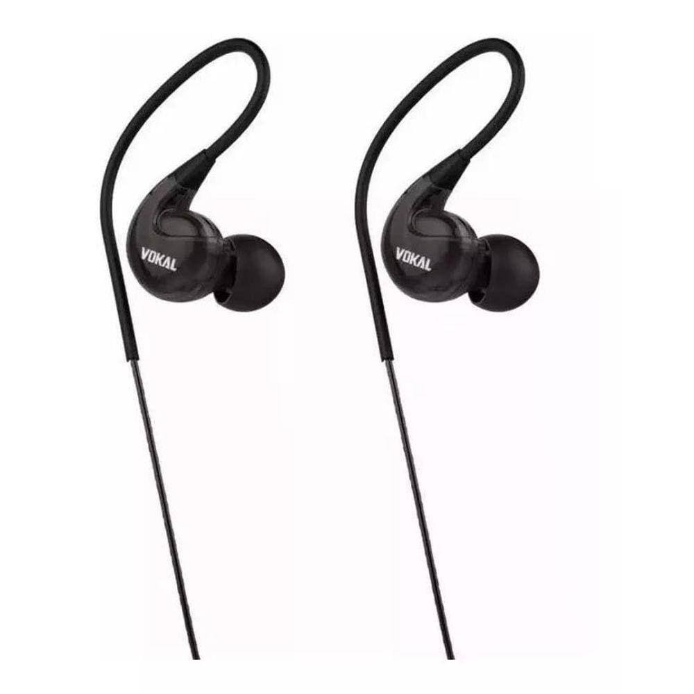 Fone De Ouvido In Ear Vokal E40 - Cor Preto