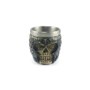 Copo Shot Medieval Caveira Guerreiro Viking Tequila Vodka