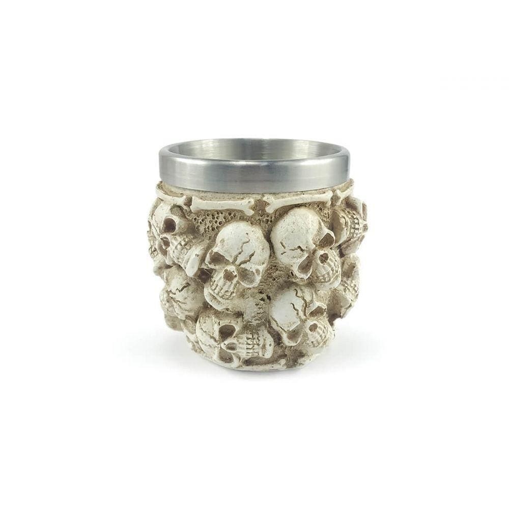Copo Shot Para Dose Inox Resina Modelo 17 Caveiras