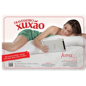 Travesseiro Xuxão 150 Fios 100% Algodão 1,45m x 45cm