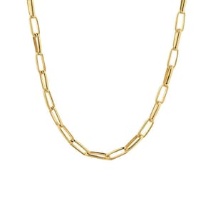 Cordão Corrente Cartier 5Mm 55Cm Banhado A Ouro 18K