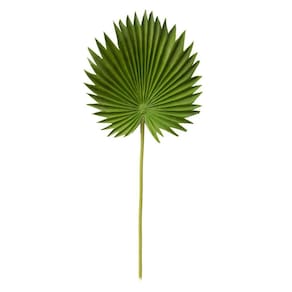 Folhagem Mini Latania Leque Haste Planta Artificial 45X18Cm