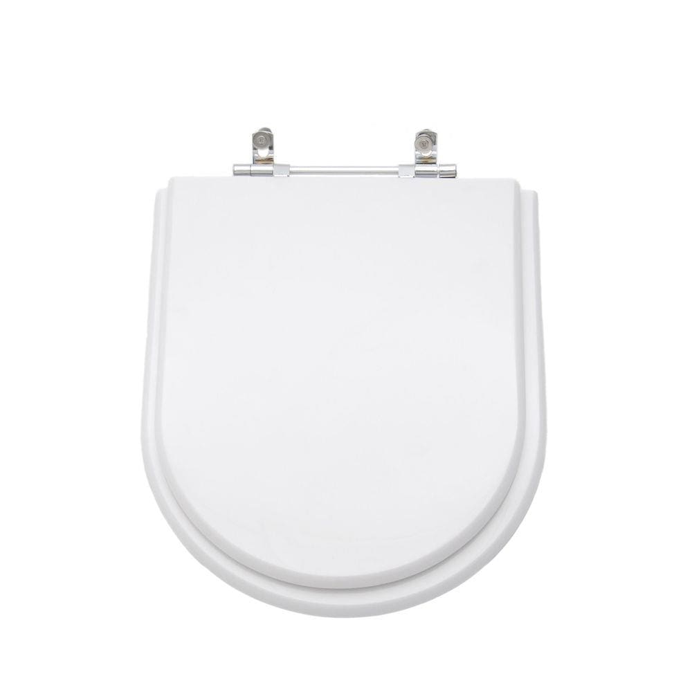 Assento Sanitário Poliéster Level Branco Para Louça Deca