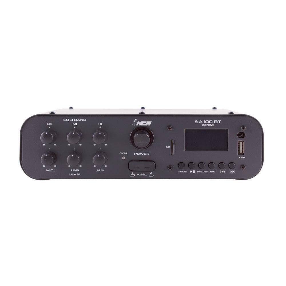 Amplificador Compacto De Som Sa100 Bt Optical 100 W Rms
