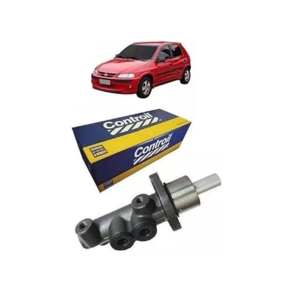 Cilindro Mestre Duplo Do Freio Gm Celta 2001 A 2005 20,63Mm