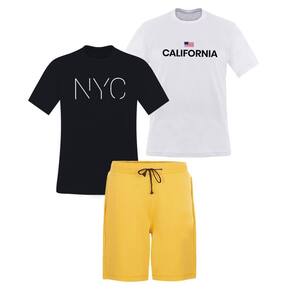 Kit Bermuda Camiseta Infantil Roblox Sandbox