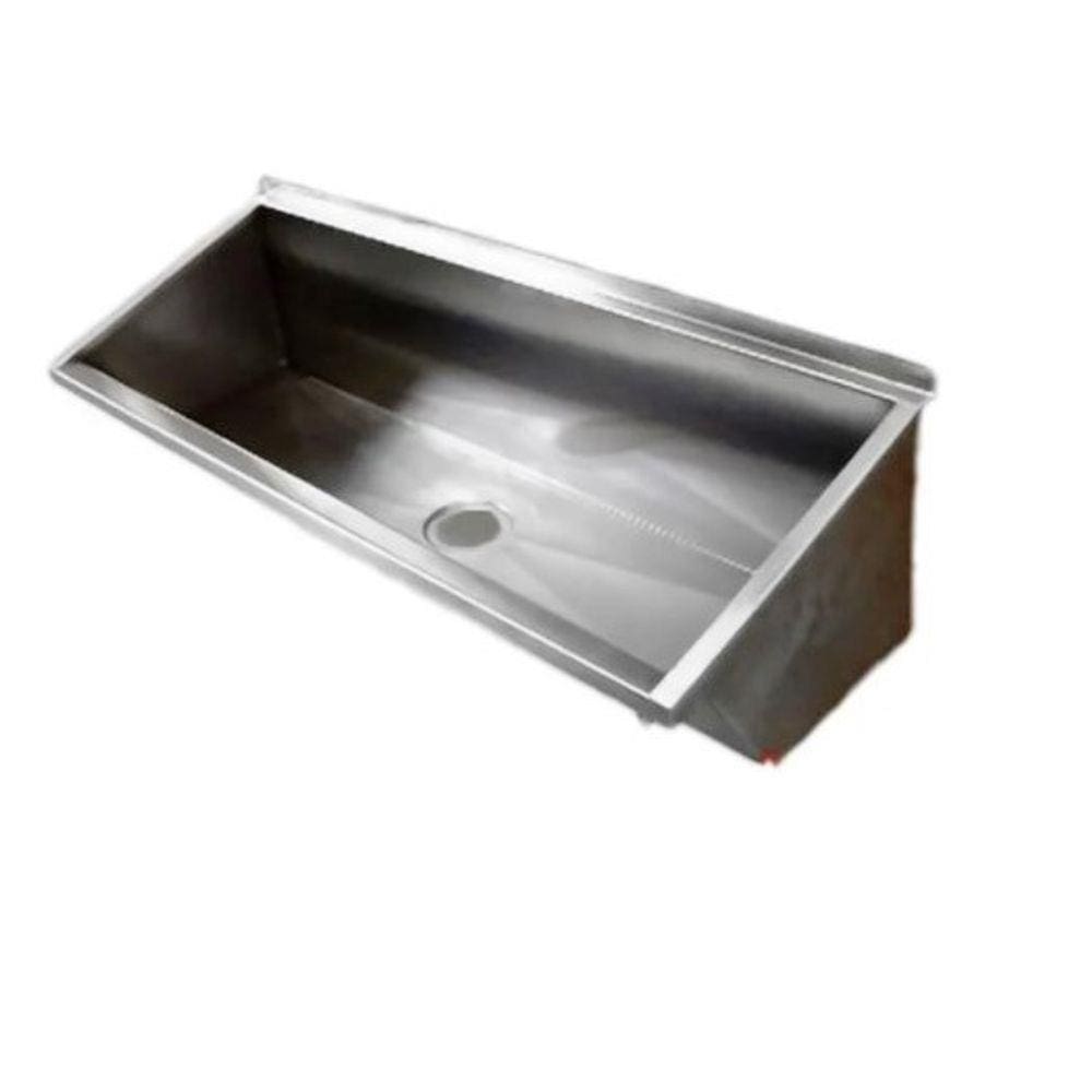 Lavatório Coletivo Em Aço Inox 1 Metro - LAV1000