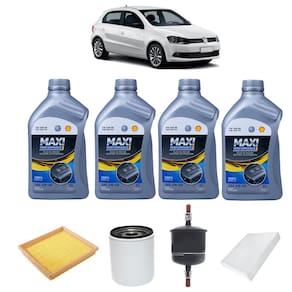 Kit Troca Oleo Vw Maxi 5w40 508 Gol G6 1.6 Msi 2014...
