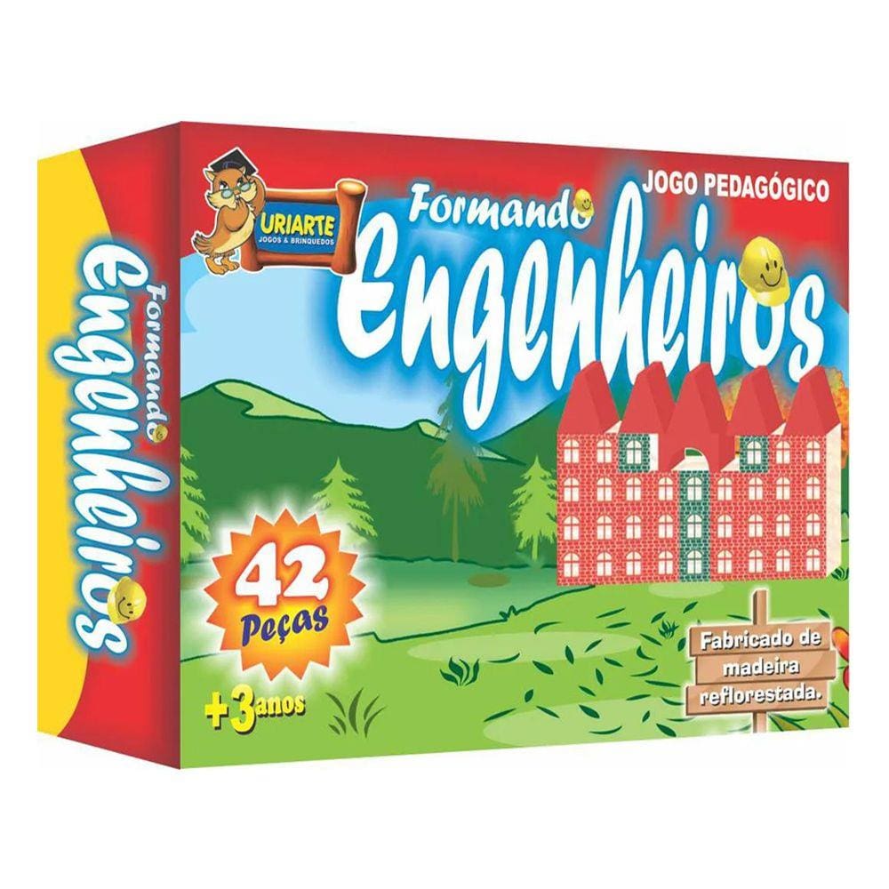 Blocos de Montar Formando Engenheiros - 42 Peças