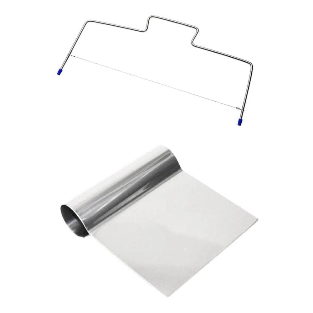 Nivelador De Bolo 30cm + Espatula Tubular/pega Bolo 25cm
