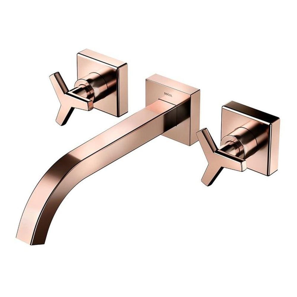 Torneira Misturador Docol City 878030 de Parede Cobre Polido