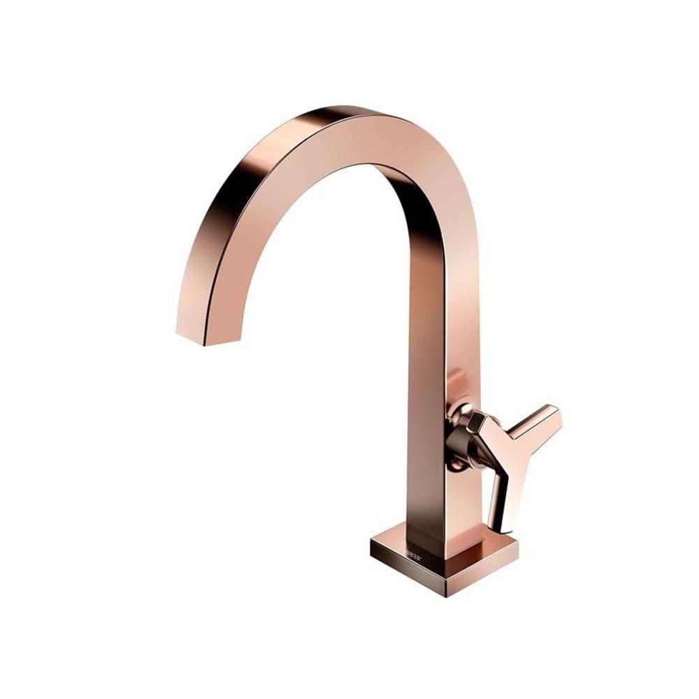 Torneira Docol City 876330 de Bancada Cobre Polido