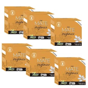 Kit 6cx Chá Mate Tostado – Orgânico (60 sachês) – Campo Verde