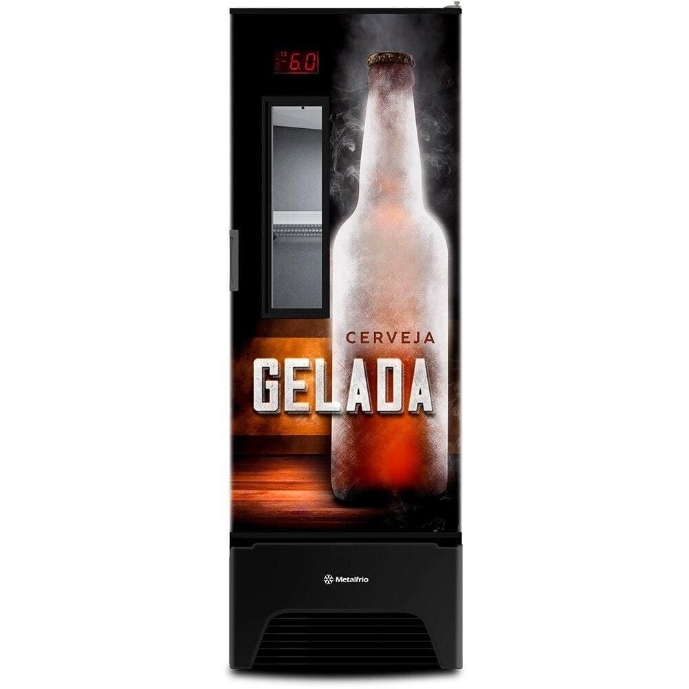 Cervejeira Vertical Metalfrio 497 Litros VN50AF Adesivada 110V