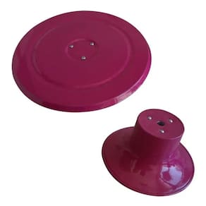 Bailarina Para Decorar Bolo Com Pino De Ferro 40cm - Pink