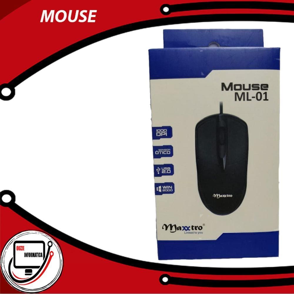 Mouse Usb Ml-01 Maxxtro