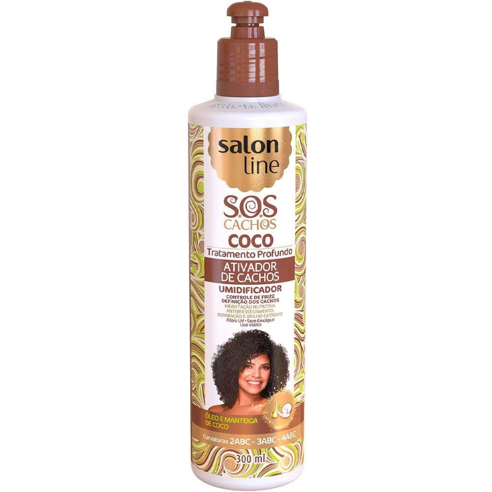 Ativador De Cachos Salon Line S.O.S Coco 300ml