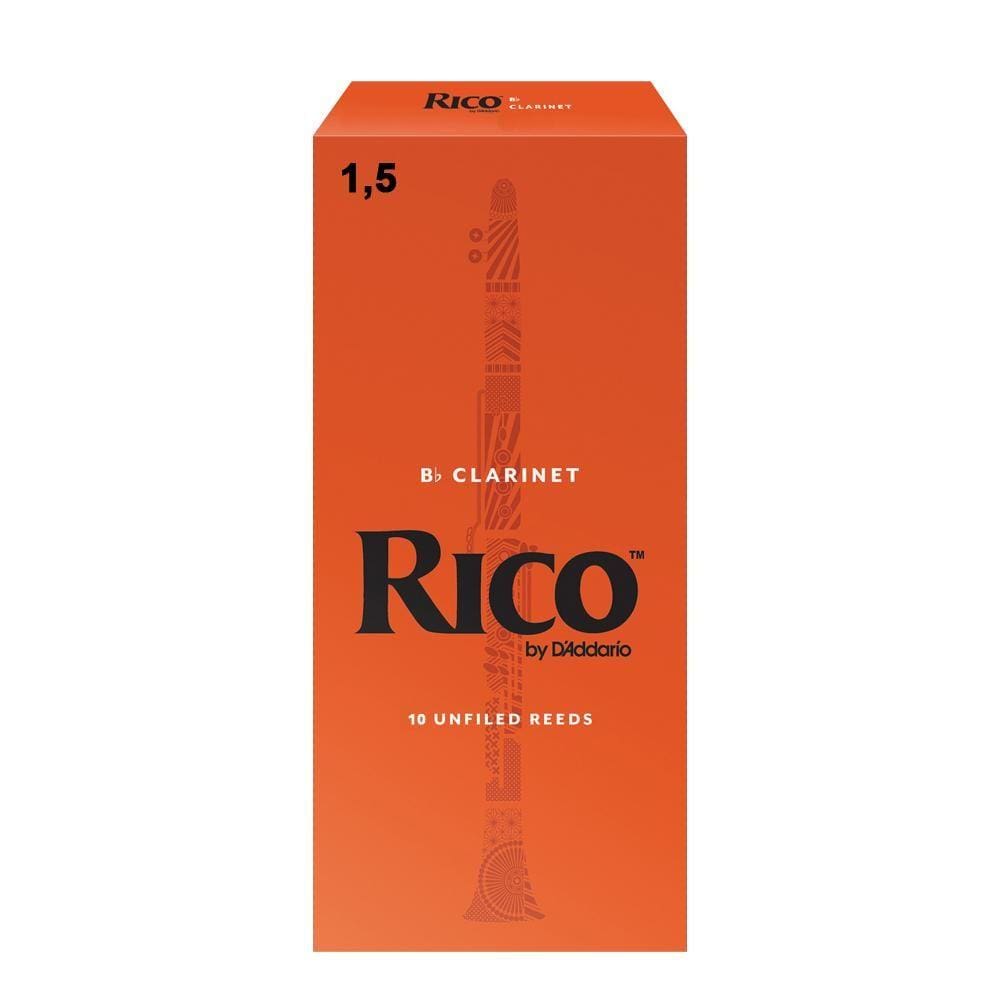 Palheta para Clarinete 1,5 RCA1015 Caixa com 10 Unidades - Rico