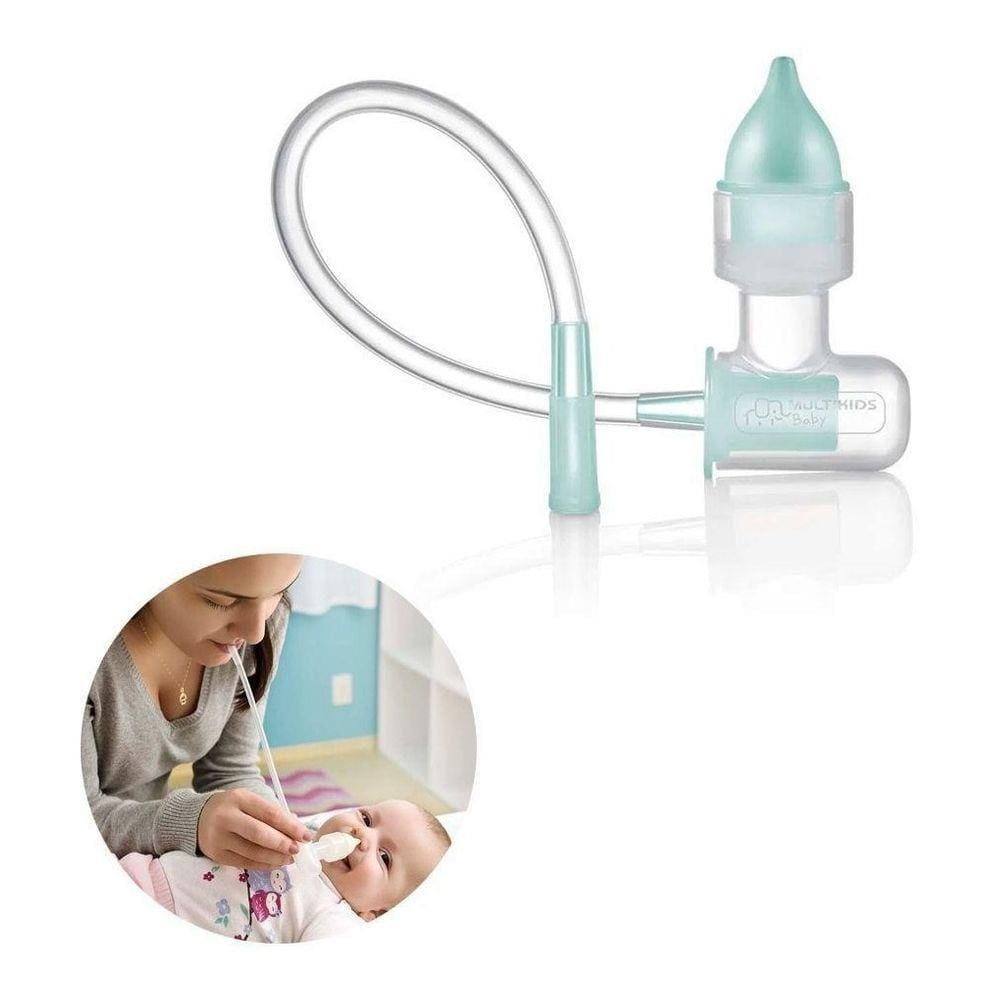 Aspirador Nasal Por Sucção C/ Estojo Bebês - Multikids Baby