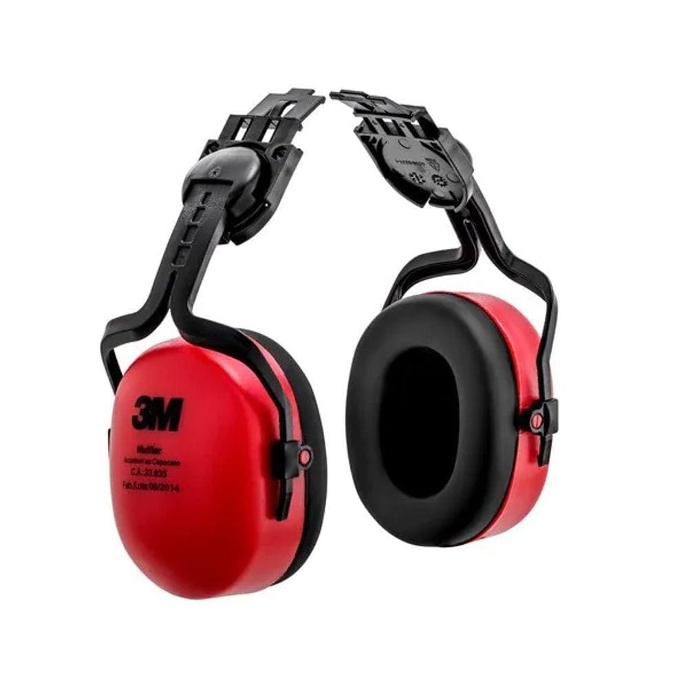 Protetor Abafador de Ruidos Tipo Concha Acoplavel AO Capacete 3M Muffler