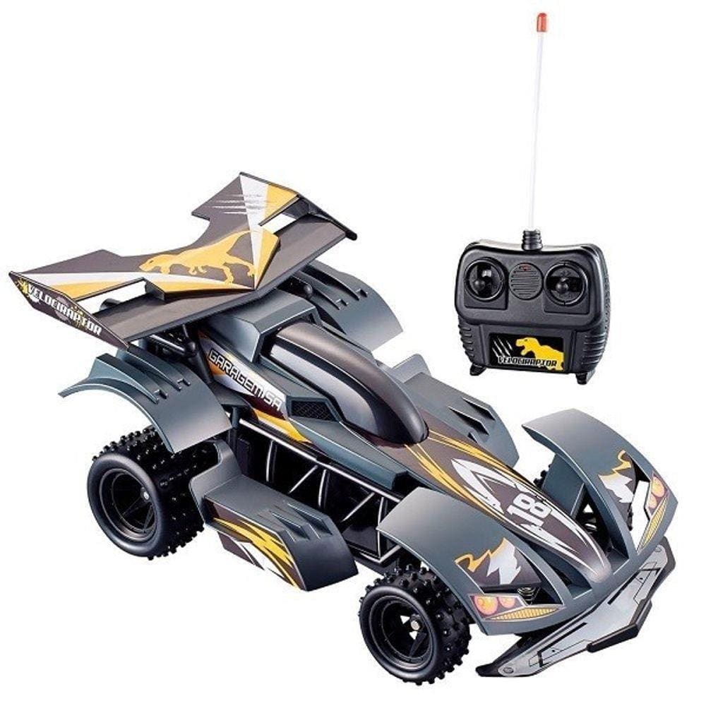 Carro de Controle Remoto Velociraptor Cinza Candide 3546