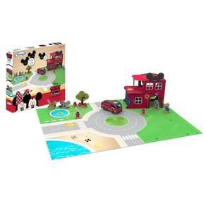Brinquedo Quebra-cabeça 3d Corpo De Bombeiros Mickey