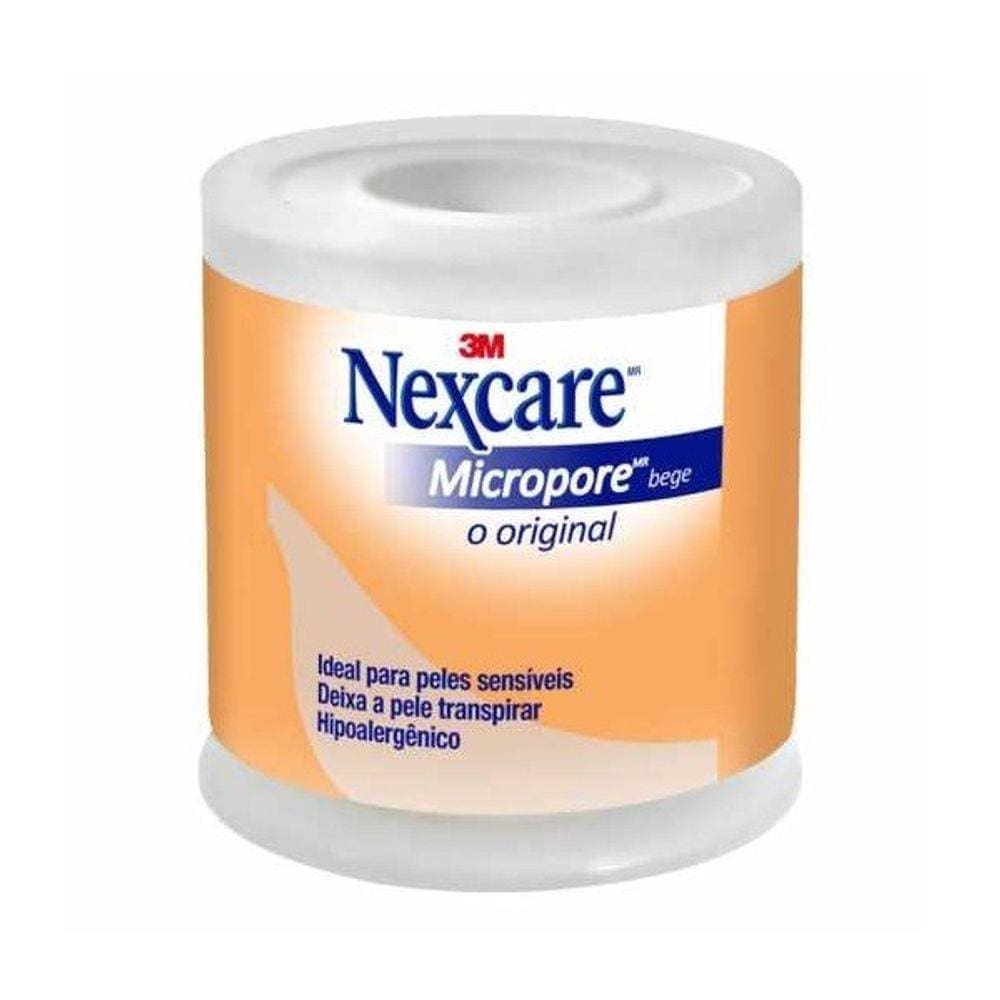 Fita Micropore Nexcare Bege 50MM X 4,5M 3M