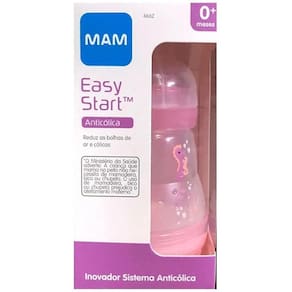 Mamadeira FIRST Bottle 160ML GIRLS Rosa (0M+) 4662 - MAM