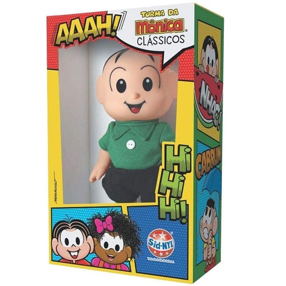 Boneco Cebolinha Classico 25CM Turma da Monica SID NYL 978