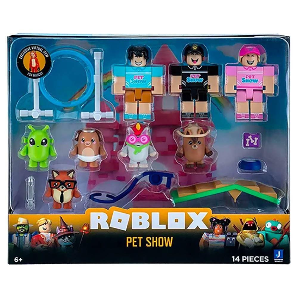 Roblox Celebrity Collection Adopt Me Backyard BBQ Four Figure Pack 13 Piece  NEW 