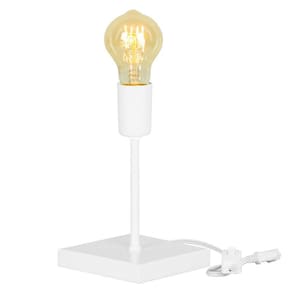 Luminária de Mesa Abajur Vintage Branco