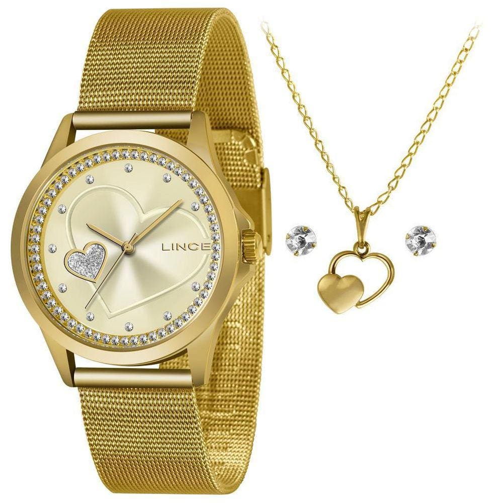 Relógio Lince Feminino Lrgj143Lkn73C1Kx Dourado