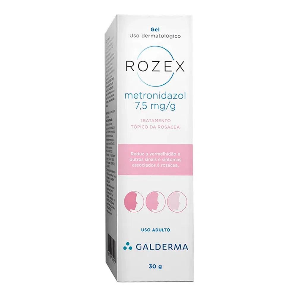 Galderma Rozex Gel Para Pele Com Rosácea 30g