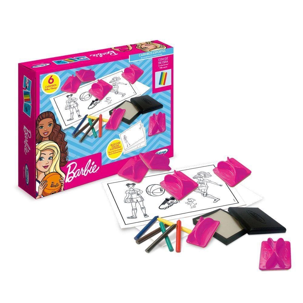 Carimbos Dos Esportes Barbie Esportista