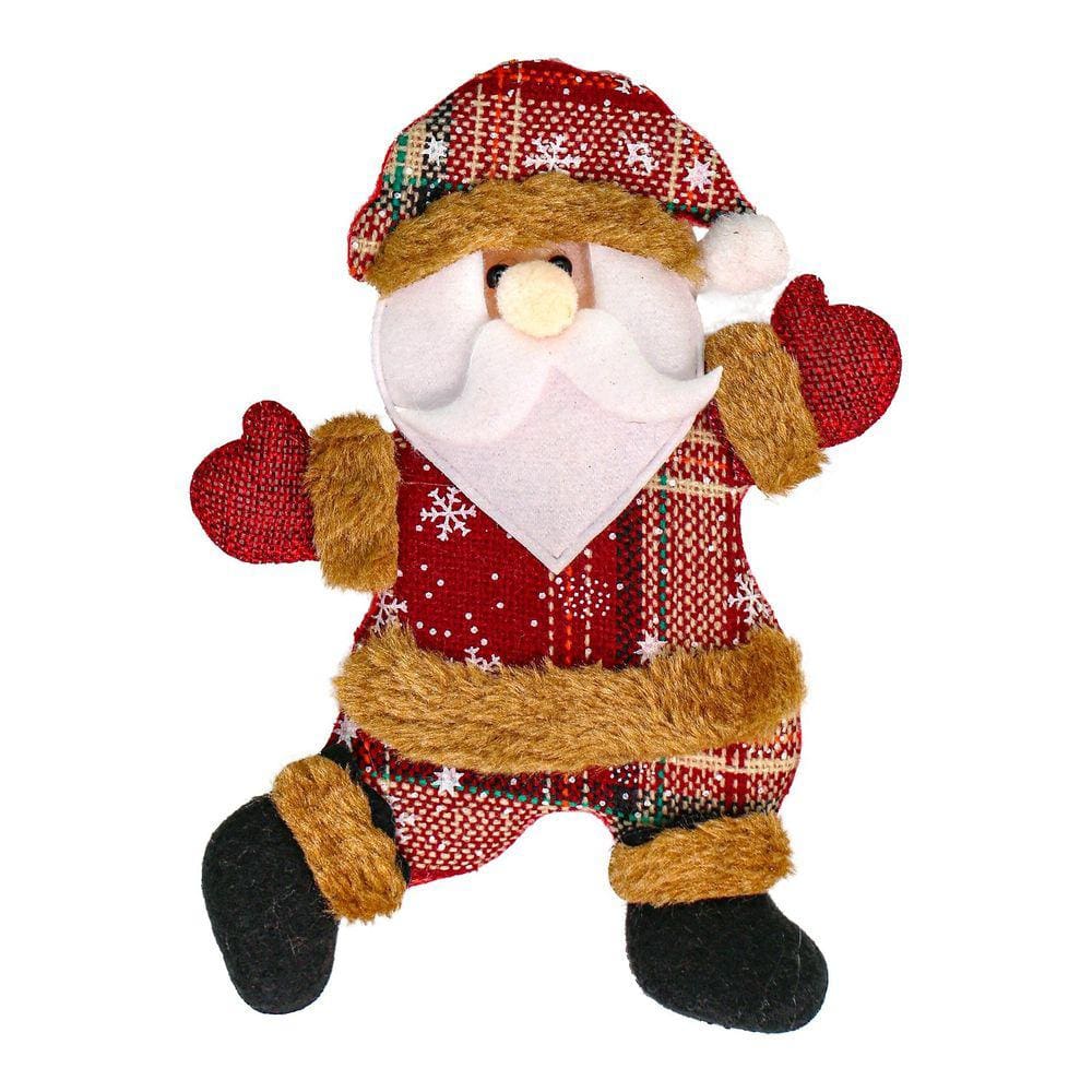 Boneco de Natal Papai Noel Nevado 17cm