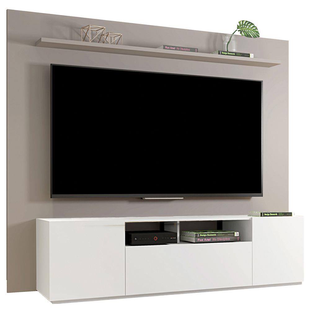 Rack Com Painel Para TV até 75 Polegadas Madeira Caemmun